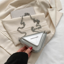 Silver Daily Simplicity Solid Chains Bags