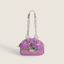 Purple Daily Solid Metal Accessories Decoration Chains Bags