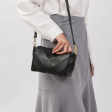 Black Daily Simplicity Solid Fold Bags