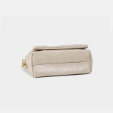 Cream White Daily Simplicity Solid Fold Bags