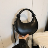 Purple Daily Simplicity Solid Zipper Bags