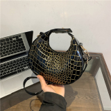 Green Vintage Celebrities Animal Print Asymmetrical Bags