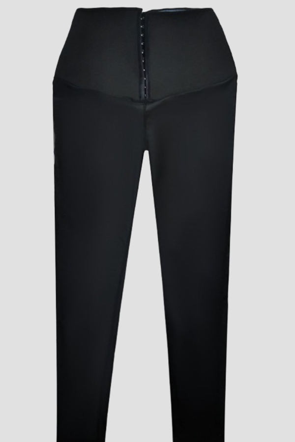 Silver Casual Sportswear Solid Color Patchwork