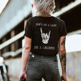 Navy Blue Casual Street Print Patchwork O Neck T-Shirts