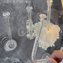 Silver White Daily Solid Color Irregular Home & Kitchen