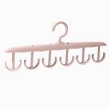 Light Coffee Plastic Bra Hanger，360° Rotating for Tank Top, Bra, Scarf