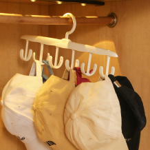 White Plastic Bra Hanger，360° Rotating for Tank Top, Bra, Scarf