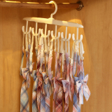 Light Coffee Plastic Bra Hanger，360° Rotating for Tank Top, Bra, Scarf