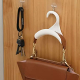 White PP Handbag Hooks