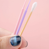 Light Pink 100pcs Disposable Cleaning Swab Eyelash Brushe