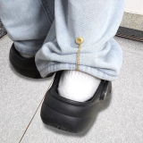 Silver Magnets Button Chain for secure trouser hem