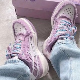 Purple Casual Sportswear Patchwork Contrast Round Comfortable Out Door Shoes