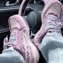 Purple Casual Sportswear Patchwork Contrast Round Comfortable Out Door Shoes
