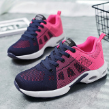 Purple Casual Sportswear Patchwork Frenulum Contrast Round Comfortable Sport Running Shoes