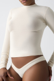 Black Casual Solid Color Patchwork Sports