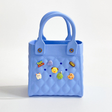 Light Blue Casual Cartoon Patchwork Bags