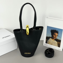 Black Daily Letters Metal Accessories Trim Bags