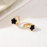 Red Daily Flowers Earrings
