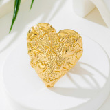 Gold Daily Heart Shaped Rings
