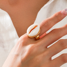 White Casual Daily Irregular Rings