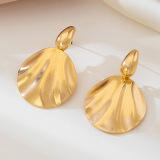 Gold Casual Daily Solid Color Irregular Earrings