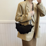 Black Daily Solid Color Patchwork Bags