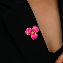 Rose Red Daily Flowers Brooch