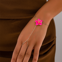Rose Red Daily Flowers Chains Bracelets
