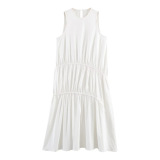 Red Casual Daily Solid Color O Neck A Line Dresses