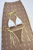Coffee Sexy Vacation Polka Dot 3 Piece Sets