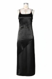 Camel Sexy Prom Solid Color Spaghetti Strap Dresses