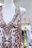 Leopard Print Street Party Bohemian Leopard Cold Shoulder Tops