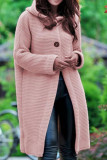 Fashion Casual Adult Solid Cardigan Hooded Collar Outerwear