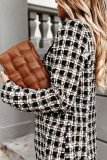 Fashion Street Plaid Turn-back Collar Outerwear