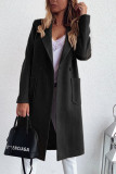 Fashion British Style Solid Patchwork Conventional Collar Outerwear