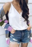 Fashion Street Striped Patchwork Tops