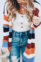Fashion Street Striped Patchwork Tops