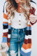 Fashion Street Striped Patchwork Tops
