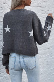 Fashion Street Print Patchwork V Neck Tops