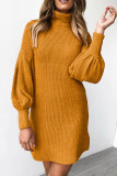 Fashion Street Solid Patchwork O Neck Princess Dresses
