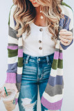 Fashion Street Striped Patchwork Tops