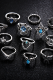 Fashion Vintage Patchwork Patchwork Rings