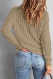 Fashion Casual Solid Patchwork O Neck Tops