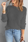 Fashion Casual Solid Patchwork O Neck Tops