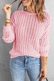 Fashion Casual Solid Patchwork O Neck Tops