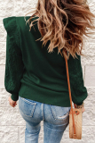 Fashion Casual Solid Patchwork O Neck Tops