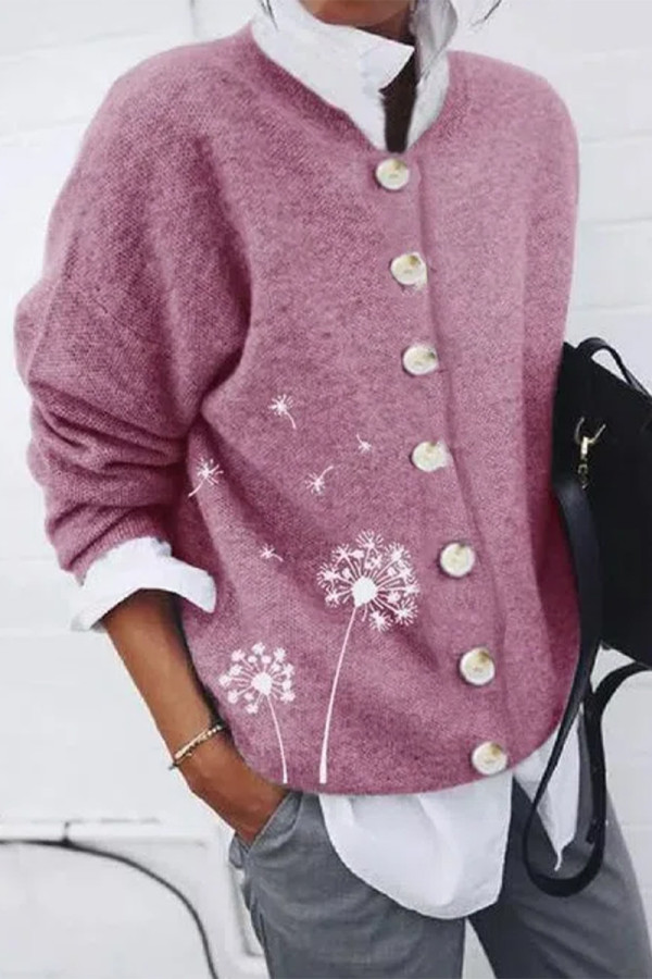 Party Print Patchwork V Neck Tops