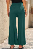 Casual Solid Solid Color Straight Mid Waist Straight Solid Color Bottoms