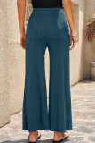 Casual Solid Solid Color Straight Mid Waist Straight Solid Color Bottoms