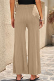 Casual Solid Solid Color Straight Mid Waist Straight Solid Color Bottoms